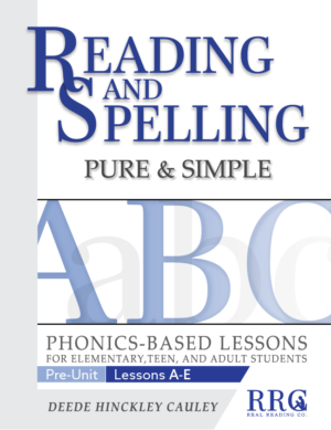 Reading and Spelling |  Pure & Simple<br>(Pre-Unit PDF Download)